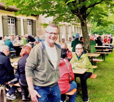 Beste Laune bei Karl-Otto Mollwitz